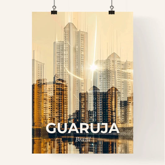 Guaruja Skyline Composite Art Poster Poster