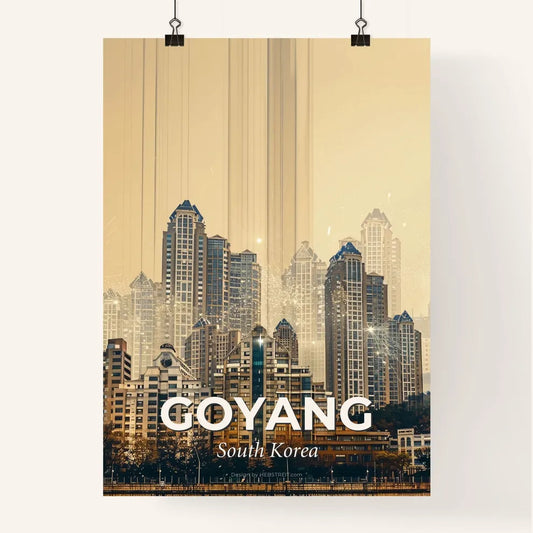 Goyang Urban Art Skyline Composite Poster Poster