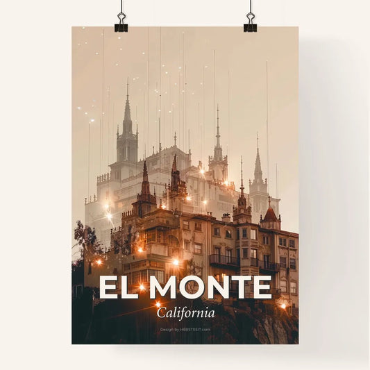 El Monte Skyline Dreamscape Poster Poster