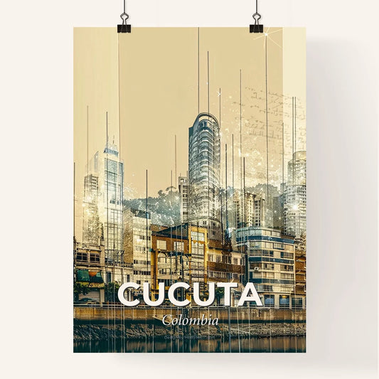 Cucuta Cityscape Architecture Art Poster Poster