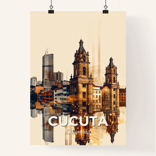 Cucuta Skyline and Architecture Poster Art Poster