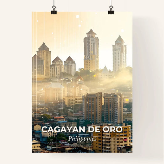Cagayan de Oro Skyline Composite Art Poster