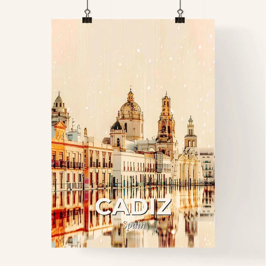 Cadiz Cityscape in Dual Exposure Art Poster