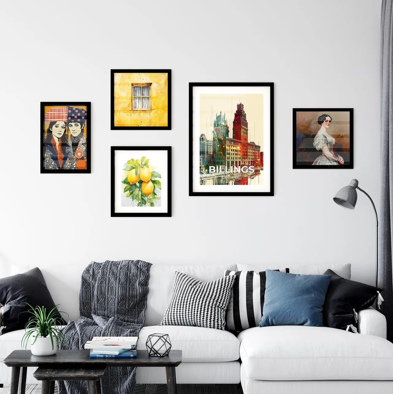 Billings Skyline Poster: Iconic Cityscape Art Wall Art
