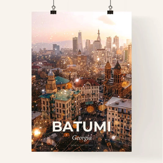 Batumi Skyline Local Architecture Composite Poster Art Poster