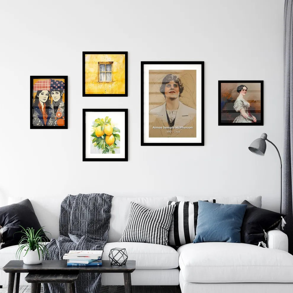Enchanting Portrait of Aimee Se Wall Art
