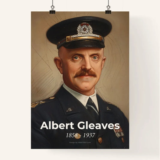 Dynamic Portrait of Admiral Albert Gleaves (1858 Poster