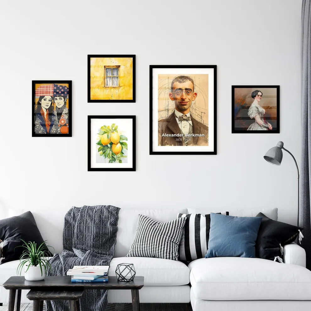 Passionate Portrait of Alexander Berkman Wall Art