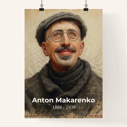 Enchanting Portrait of Anton Makarenko (1888 Poster