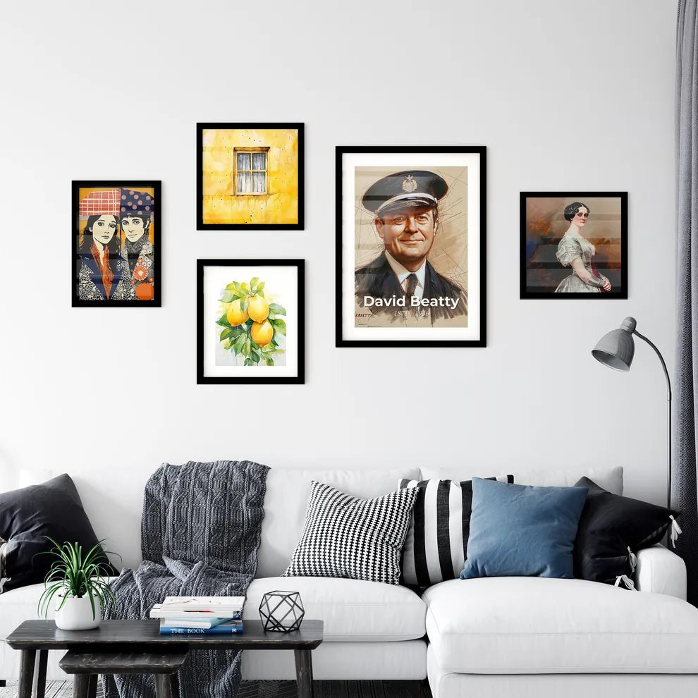 Elegant Portrait of Admiral David Beatty Wall Art