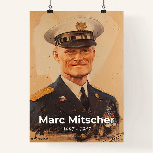 Marc Mitscher Poster