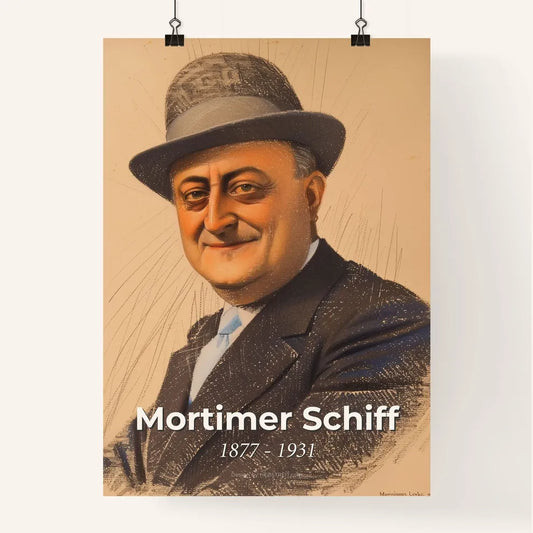 Elegant Portrait of Mortimer Schiff Poster