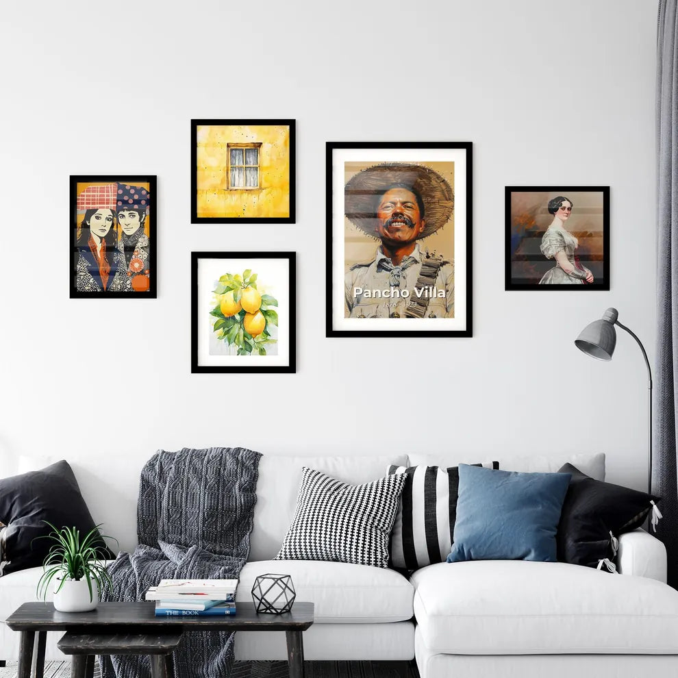 Captivating Portrait of Pancho Villa Wall Art