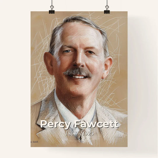 Dynamic Portrait of Percy Fawcett Poster