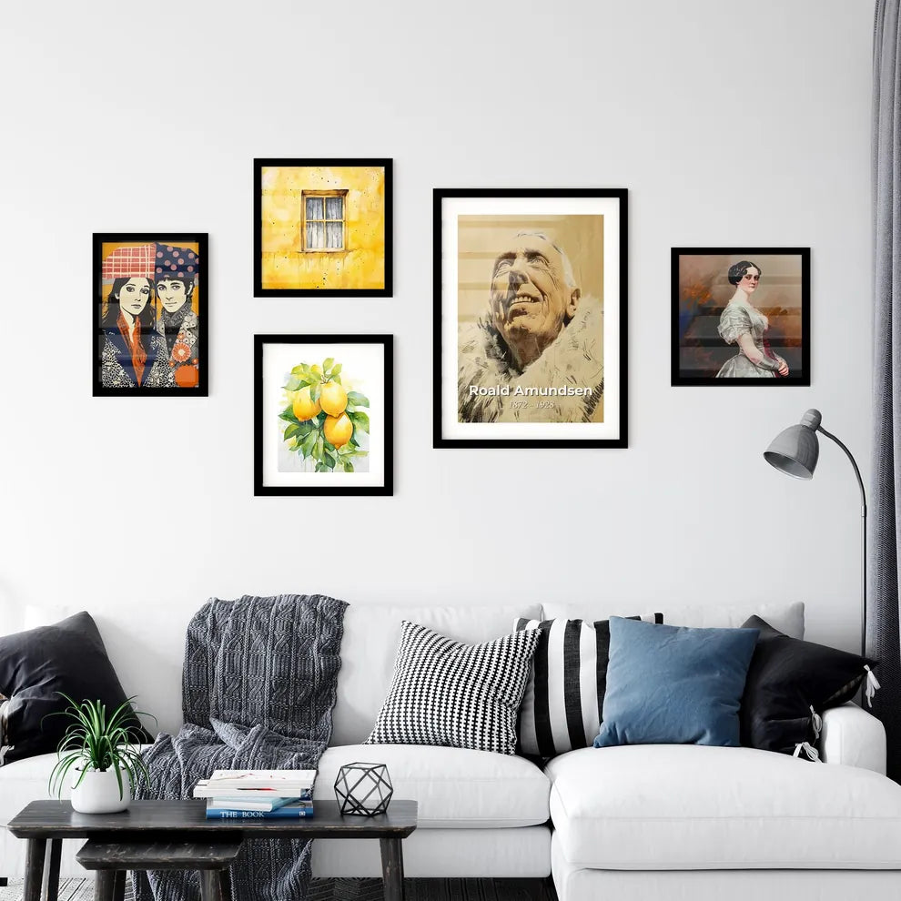 Captivating Portrait of Roald Amundsen Wall Art