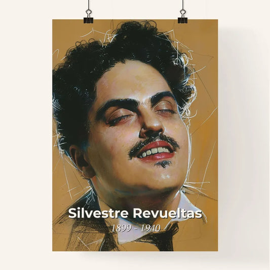Exquisite Portrait of Silvestre Revueltas Poster