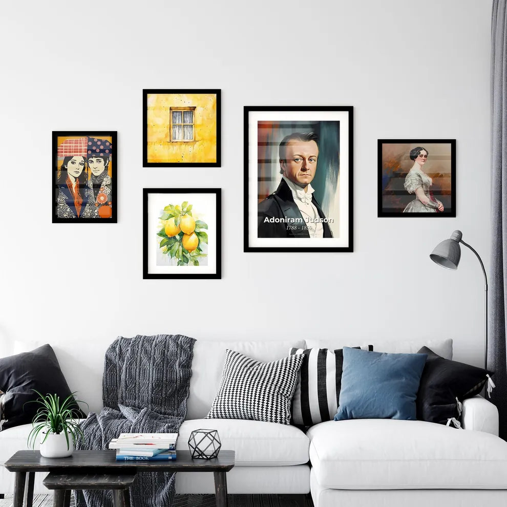 Portrait of Adoniram Judson Wall Art