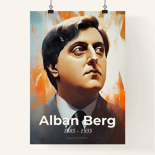 Portrait of Alban Berg Poster