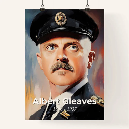 Portrait of Albert Gleaves Poster
