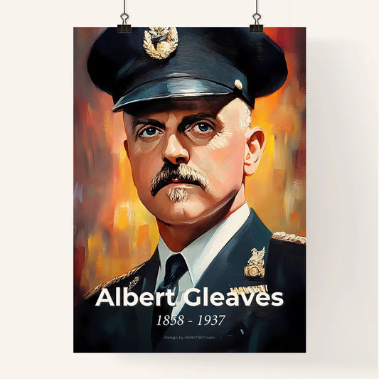 Portrait of Albert Gleaves Poster