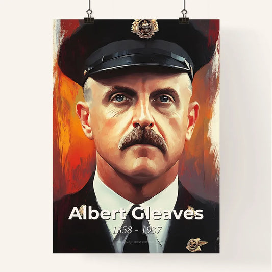 Portrait of Albert Gleaves Poster