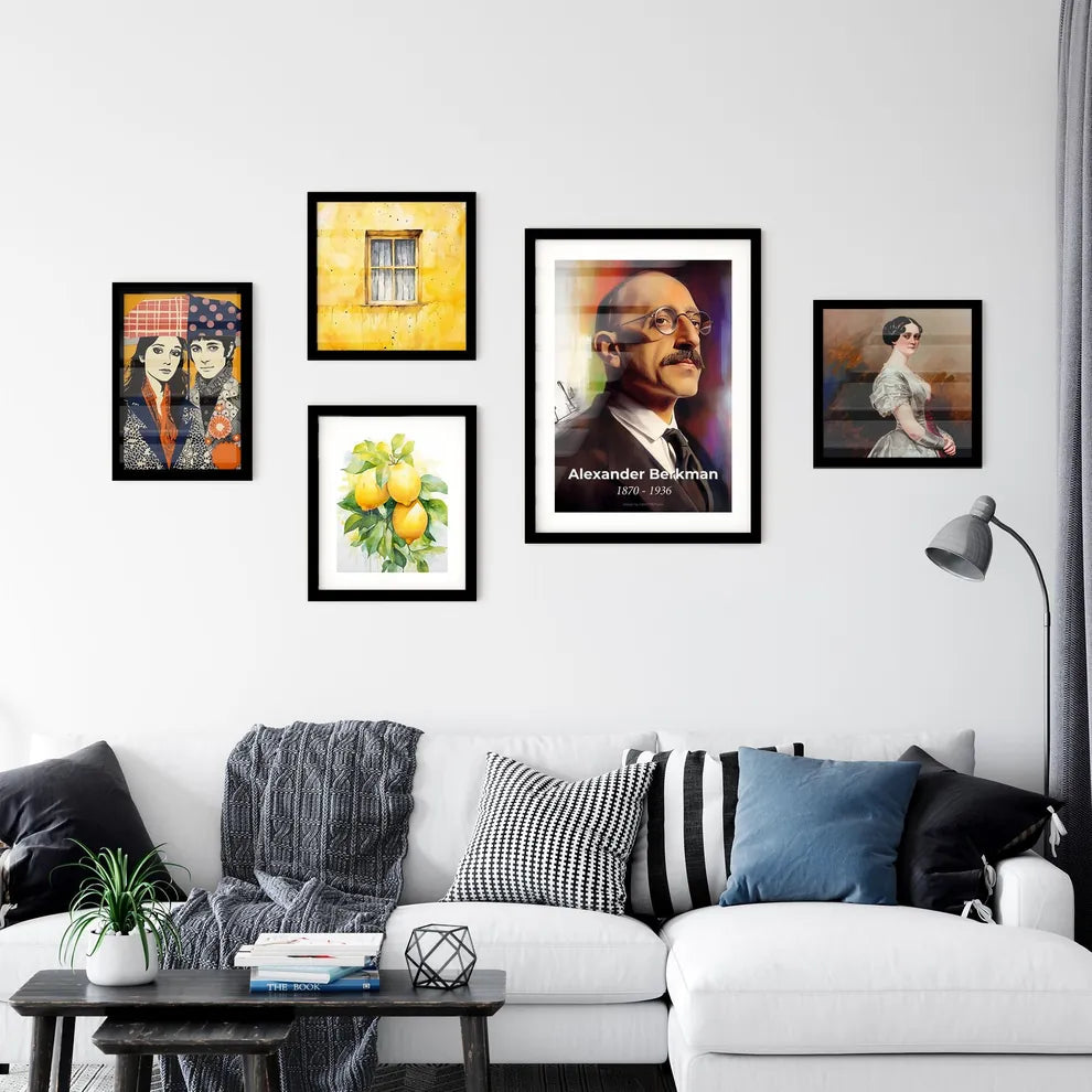 Portrait of Alexander Berkman Wall Art