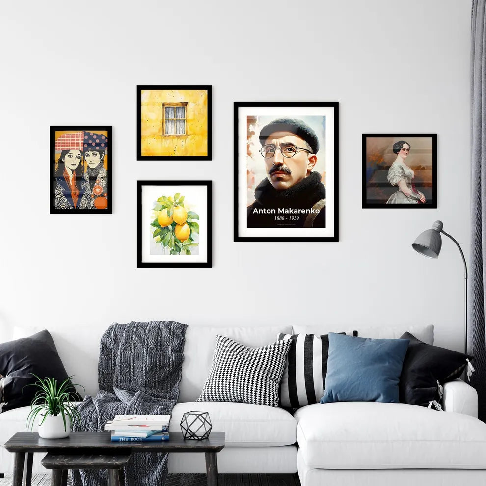 Portrait of Anton Makarenko Wall Art