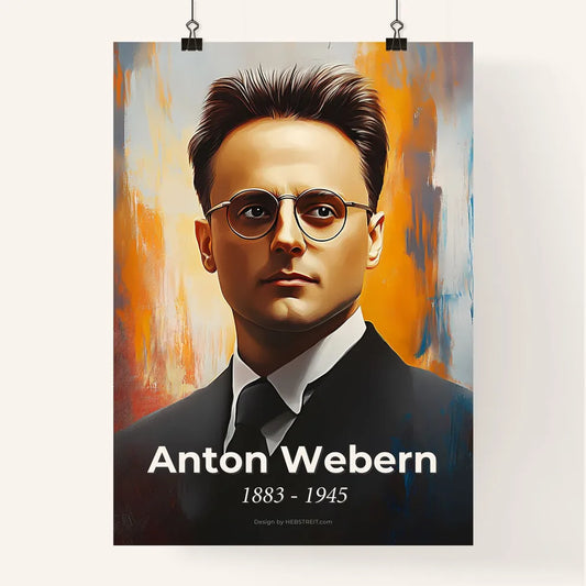 Portrait of Anton Webern Poster