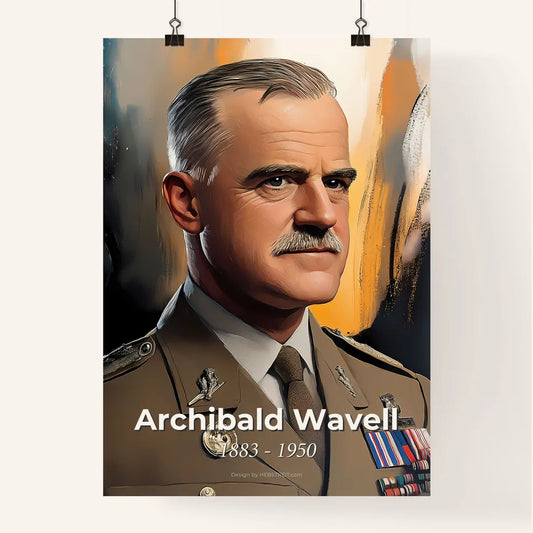 Portrait of Archibald Wavell Poster