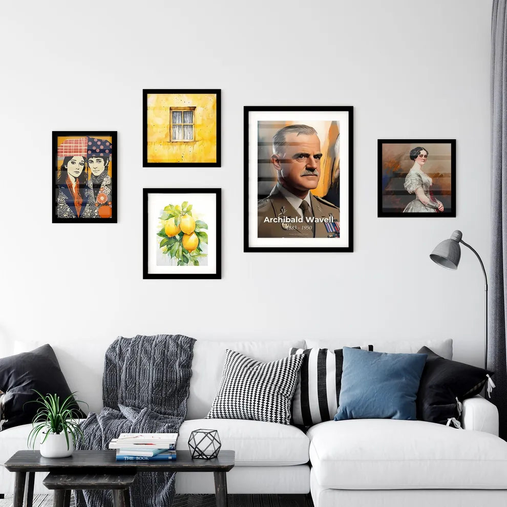 Portrait of Archibald Wavell Wall Art