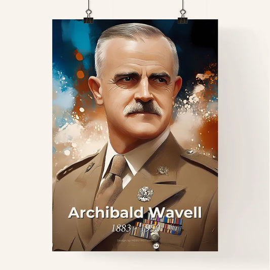 Portrait of Archibald Wavell Poster