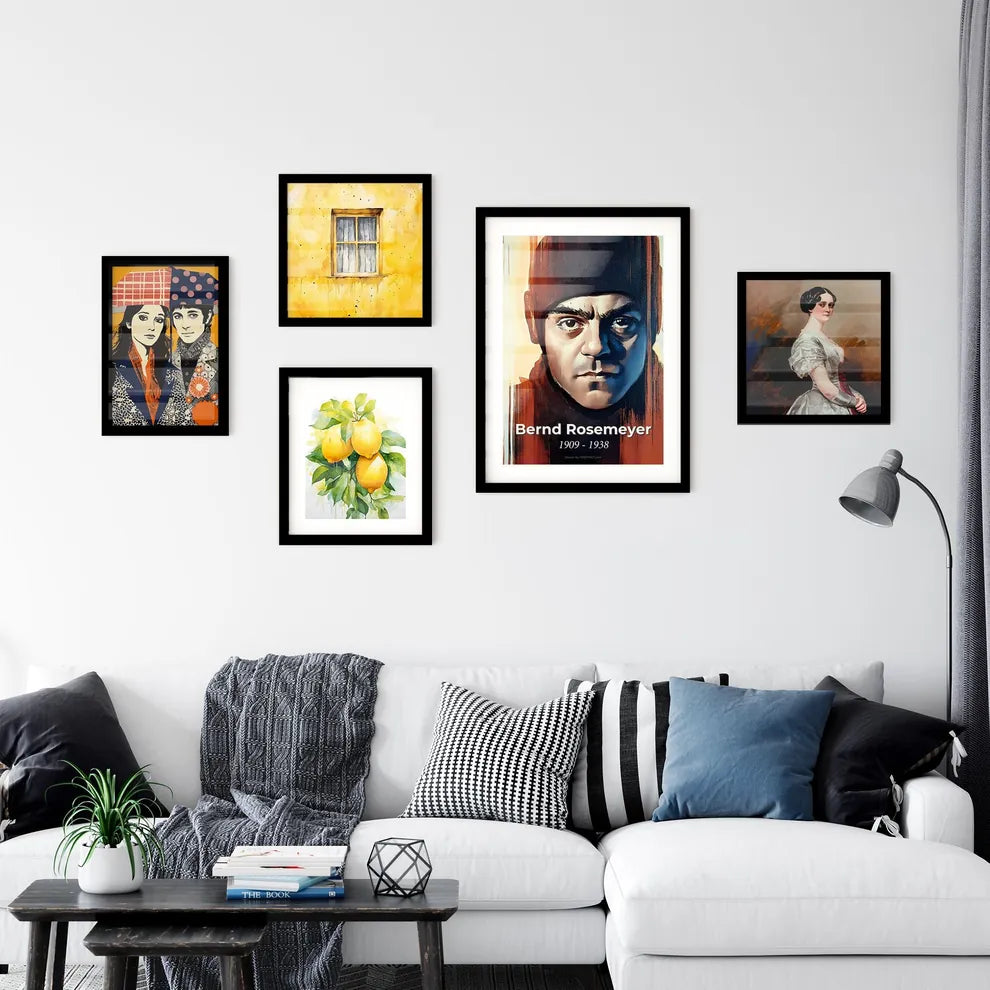 Portrait of Bernd Rosemeyer Wall Art