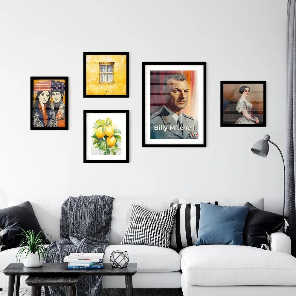 Portrait of Billy Mitchell Wall Art