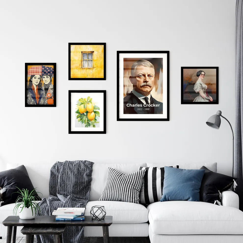 Portrait of Charles Crocker Wall Art