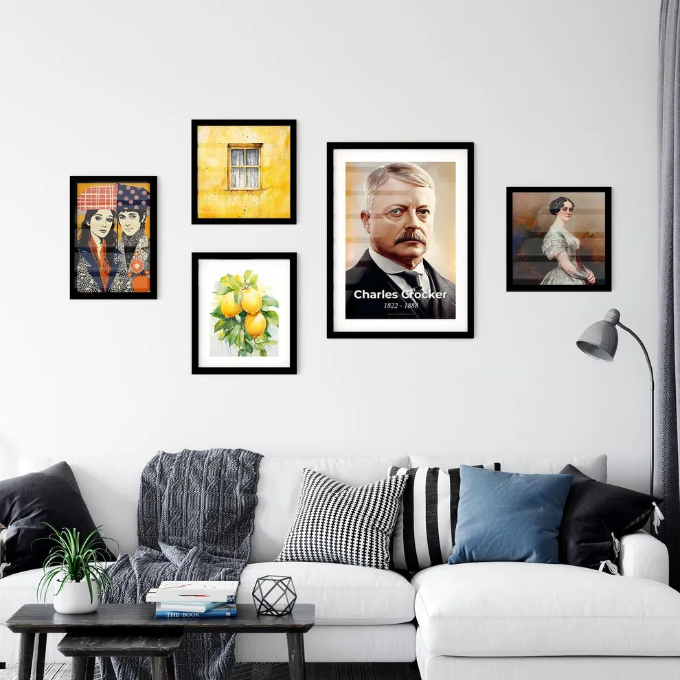 Portrait of Charles Crocker Wall Art