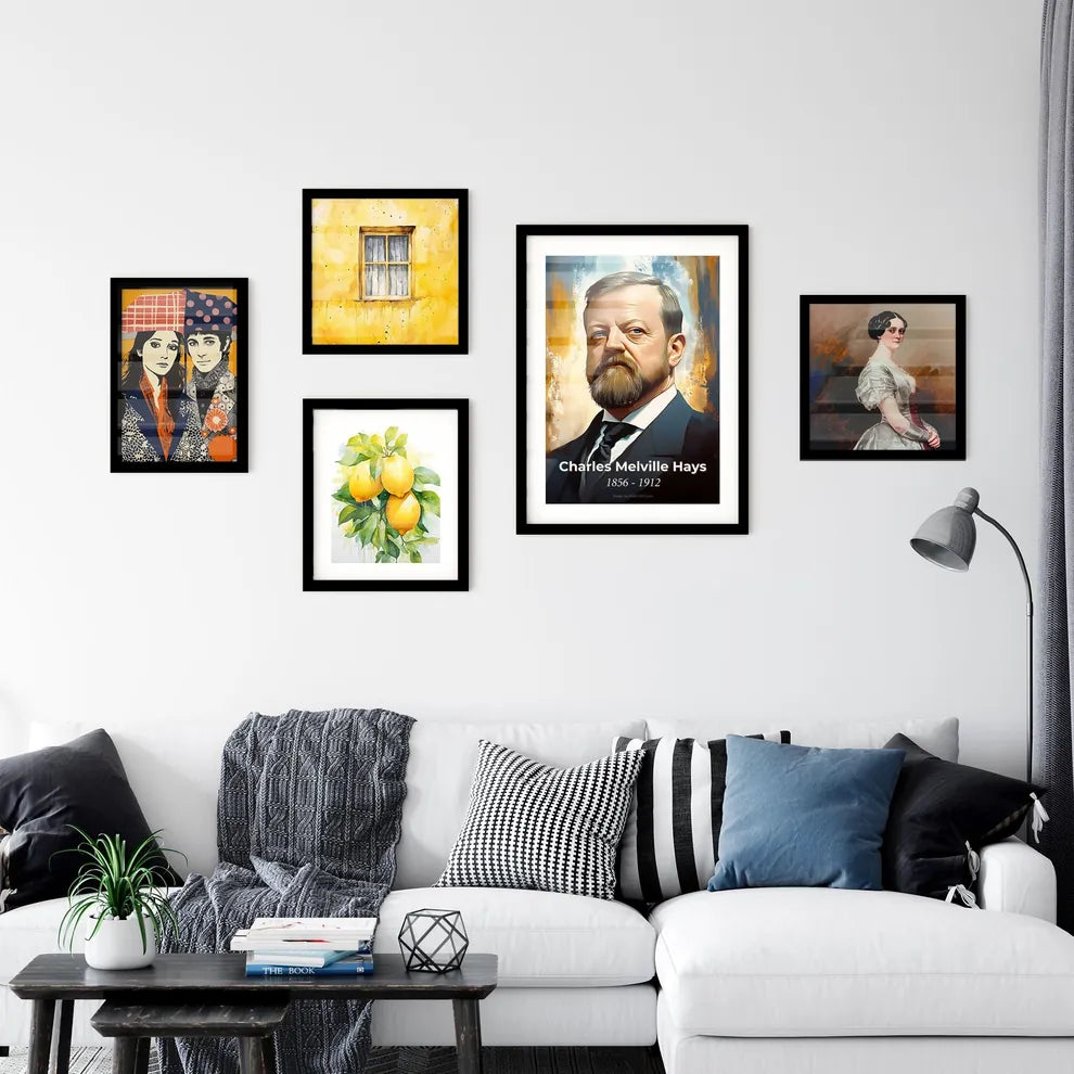 Portrait of Charles Melville Hays Wall Art