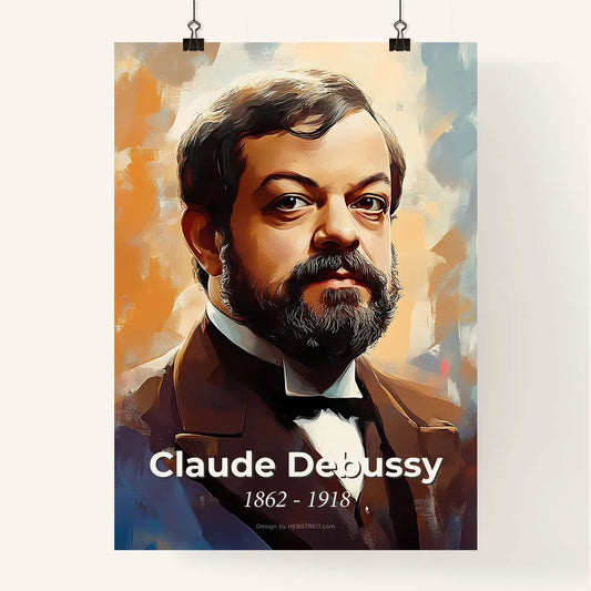 Portrait of Claude Debussy Poster