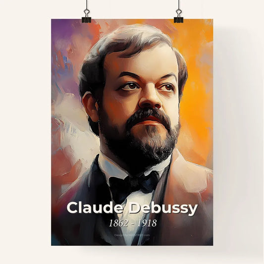 Portrait of Claude Debussy Poster