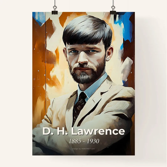 Portrait of D. H. Lawrence Poster