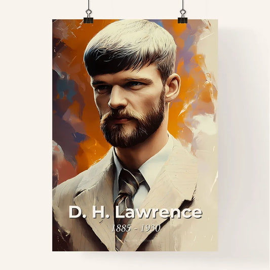 Portrait of D. H. Lawrence Poster