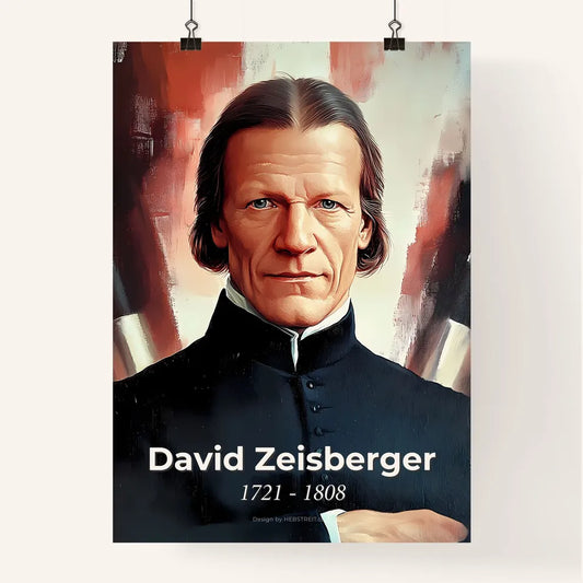 Portrait of David Zeisberger Poster