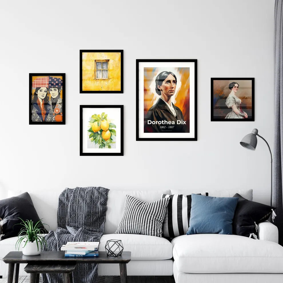 Portrait of Dorothea Dix Wall Art