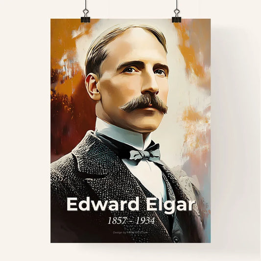 Portrait of Edward Elgar Poster