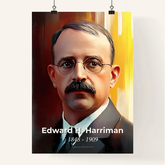Portrait of Edward H. Harriman Poster