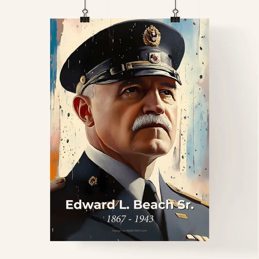 Portrait of Edward L. Beach Sr. Poster
