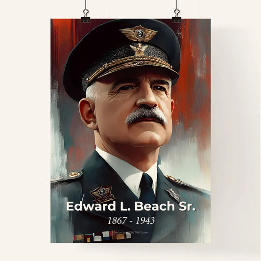 Portrait of Edward L. Beach Sr. Poster