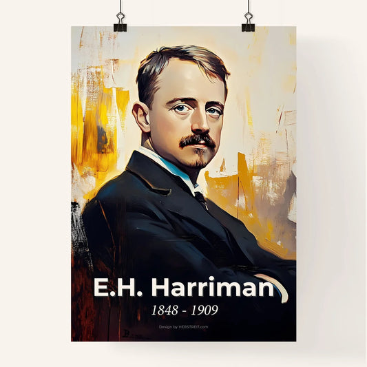 Portrait of E.H. Harriman Poster