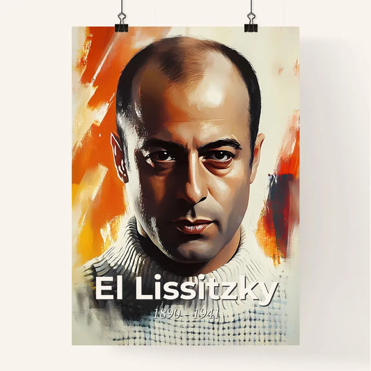 Portrait of El Lissitzky Poster