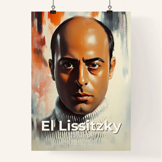 Portrait of El Lissitzky Poster