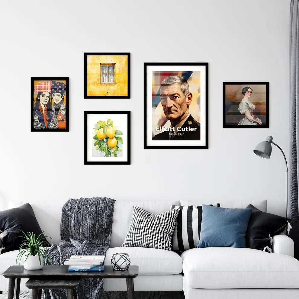 Portrait of Elliott Cutler Wall Art